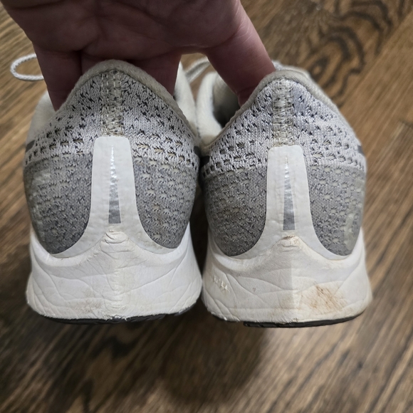 NIKE Air Zoom Pegasus 35  Gray Nylon Running Sneakers Shoes Size 7.5 - Picture 5 of 6